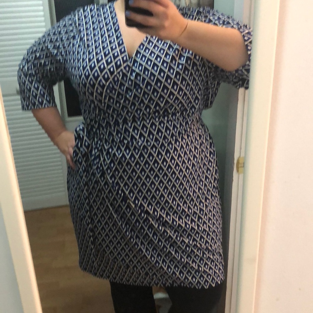 Women’s blue dress